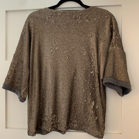 Metallic Beaded Shirt - Picture 3 of 4